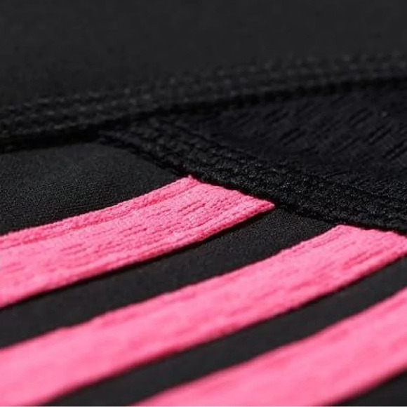 ADIDAS Climacool BLACK + FLAMINGO PINK Vintage Iconic Track Pants  SIZE: SMALL - Picture 3 of 4